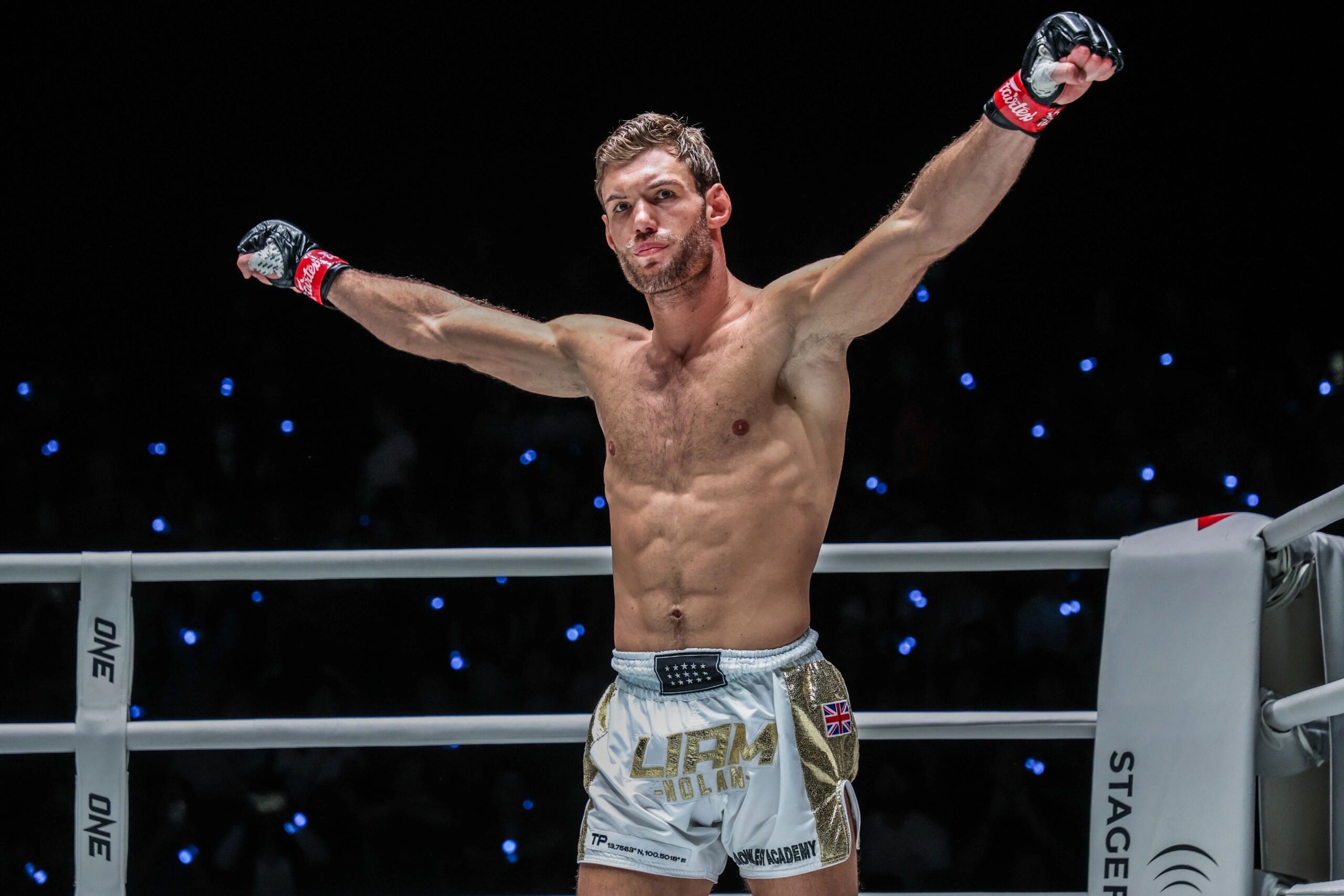 Liam Nolan vs Ali Aliev Muay Thai bout at ONE Championship